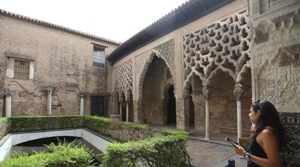 El patio del Yeso del Real Alcázar de Sevilla