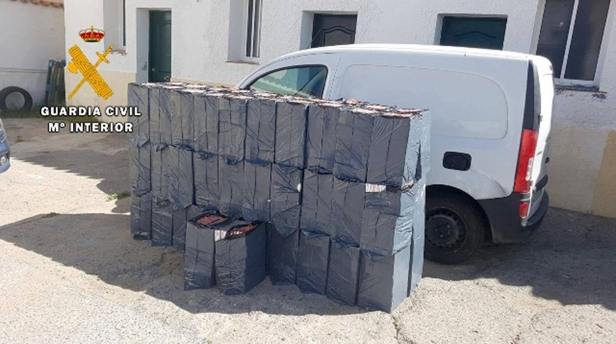 Cajetillas de tabaco intervenidas por la Guardia Civil en otra operación