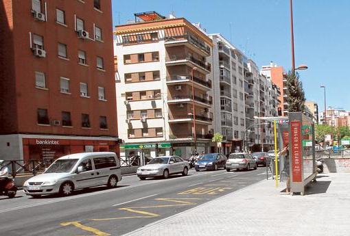 Calle Virgen de Luján, en Los Remedios