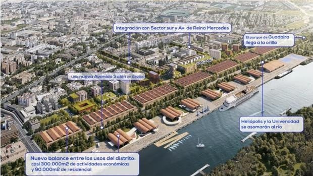 El nuevo distrito portuario de Sevilla palmo a palmo