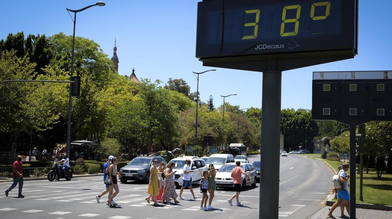 La Aemet activa este lunes el aviso amarillo por calor en Sevilla