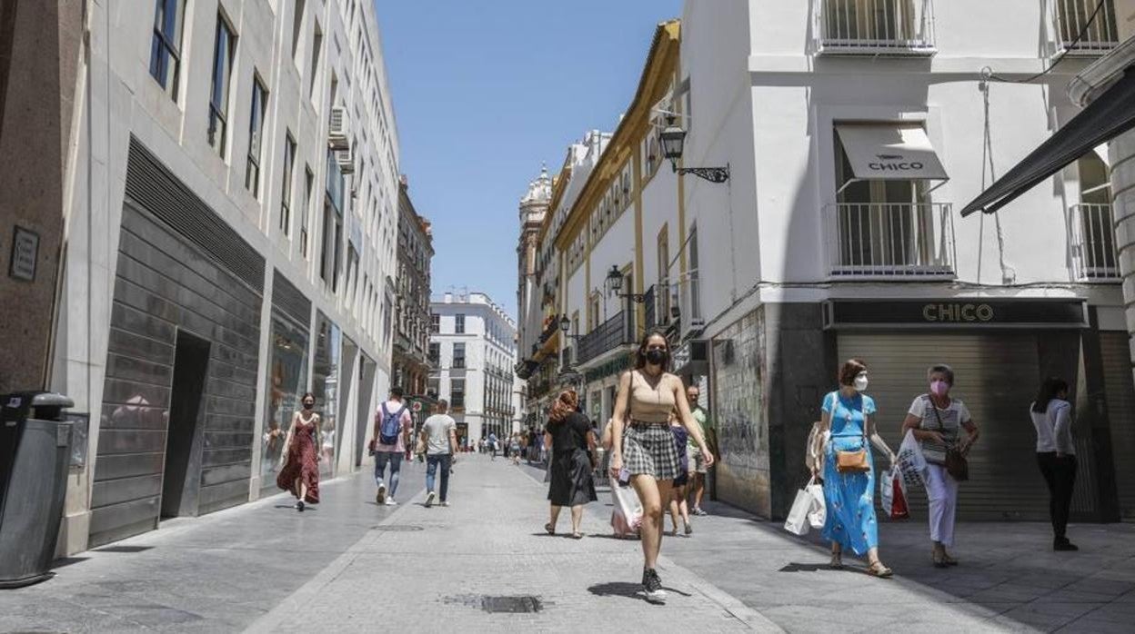 Las calles del Centro sin toldos