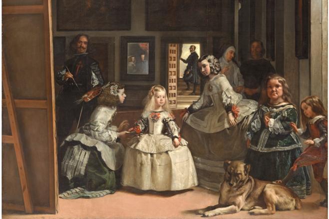 Diego Rodríguez de Silva Velázquez. Las meninas o la familia de Felipe IV. 1656. Museo Nacional del Prado. Madrid. Wikimedia Commons