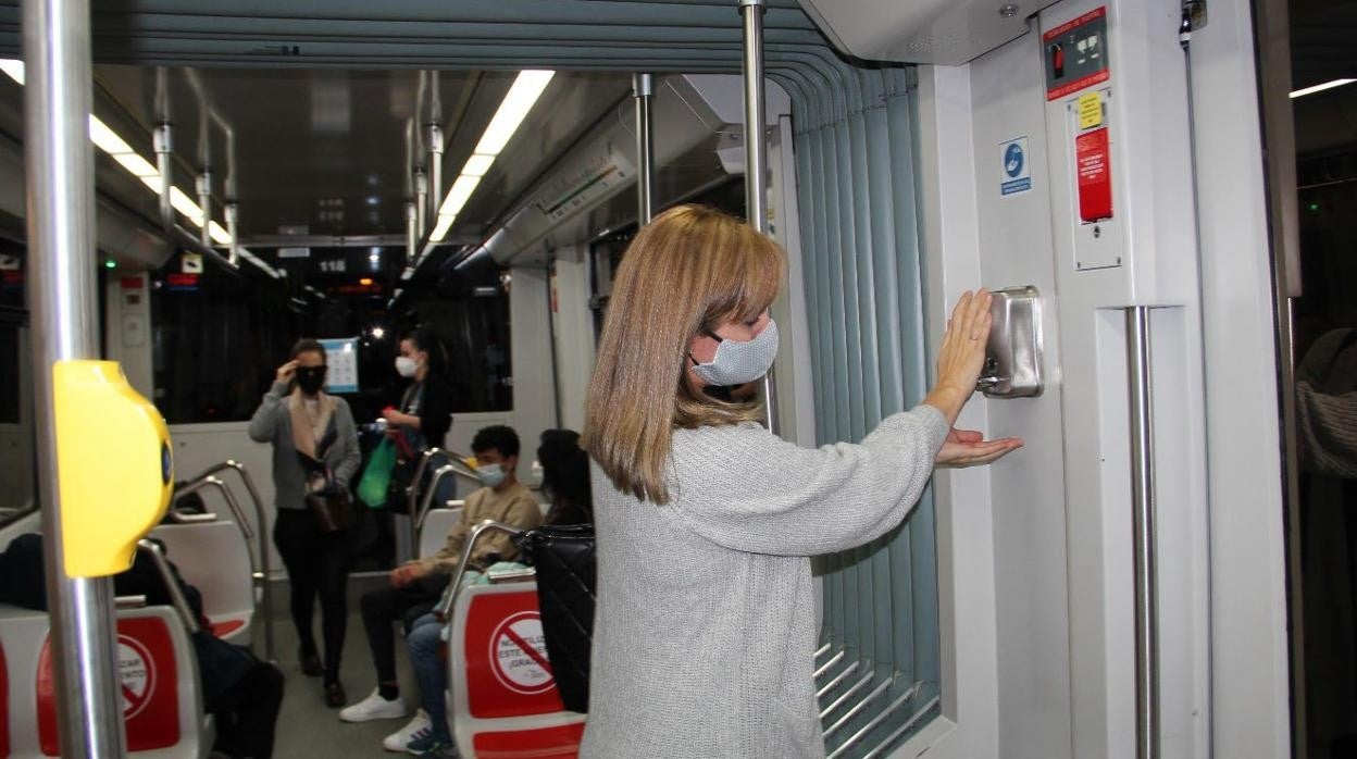 Un vagón del Metro