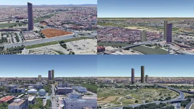 Un promotor proyecta dos nuevos rascacielos junto a Torre Sevilla