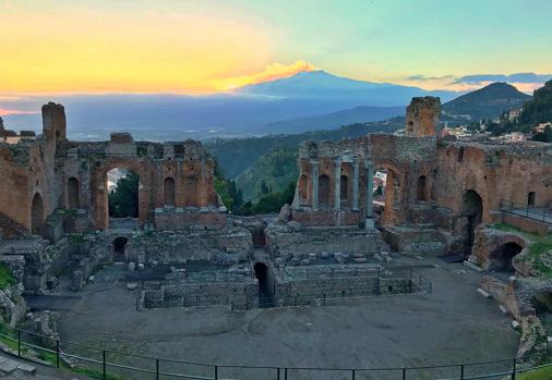 Atardecer junto a un enclave mágico en Sicilia