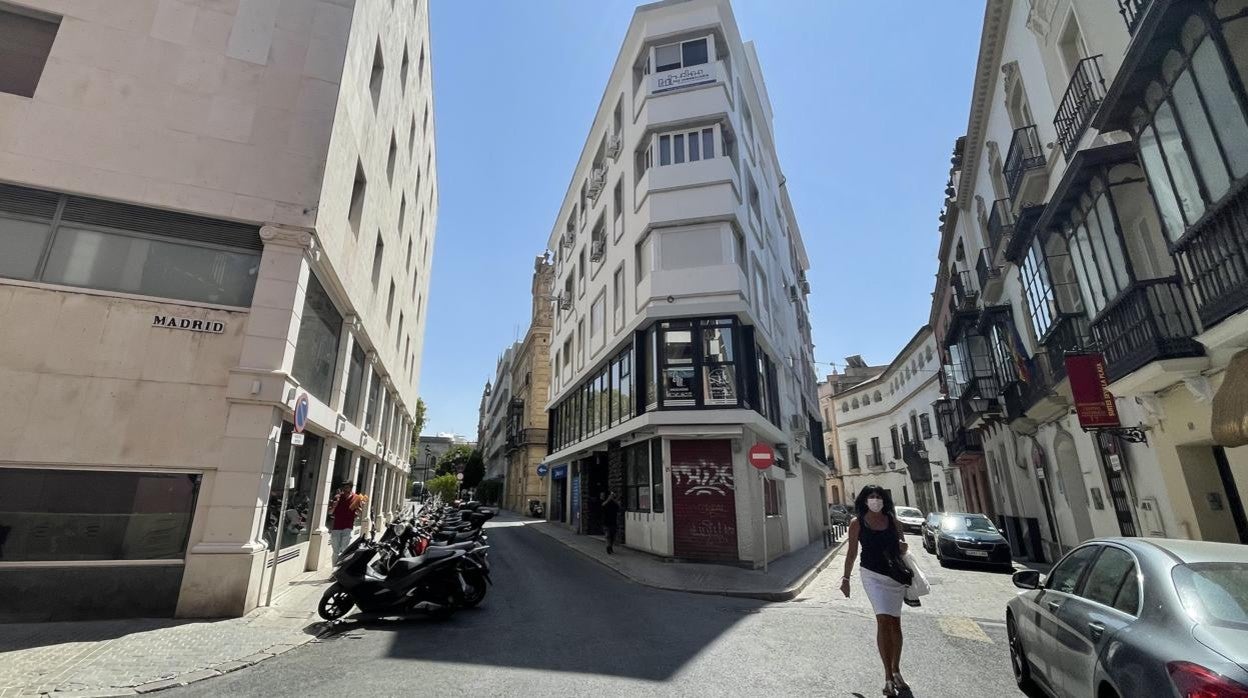 Una imagen de la calle Zaragoza, próxima a la Plaza Nueva