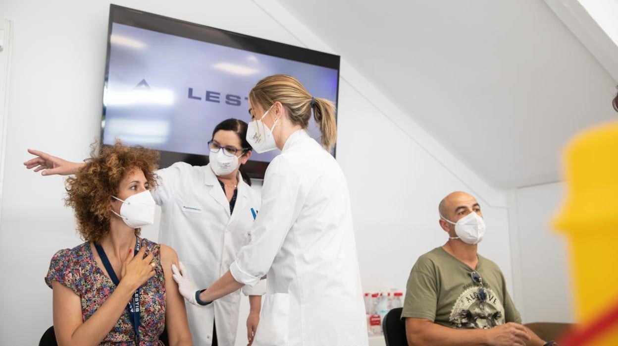 Campaña de vacunación en Sevilla capital