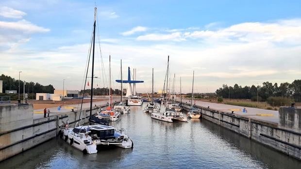 Una flota de 20 veleros llega a Sevilla para dar la vuelta a mundo