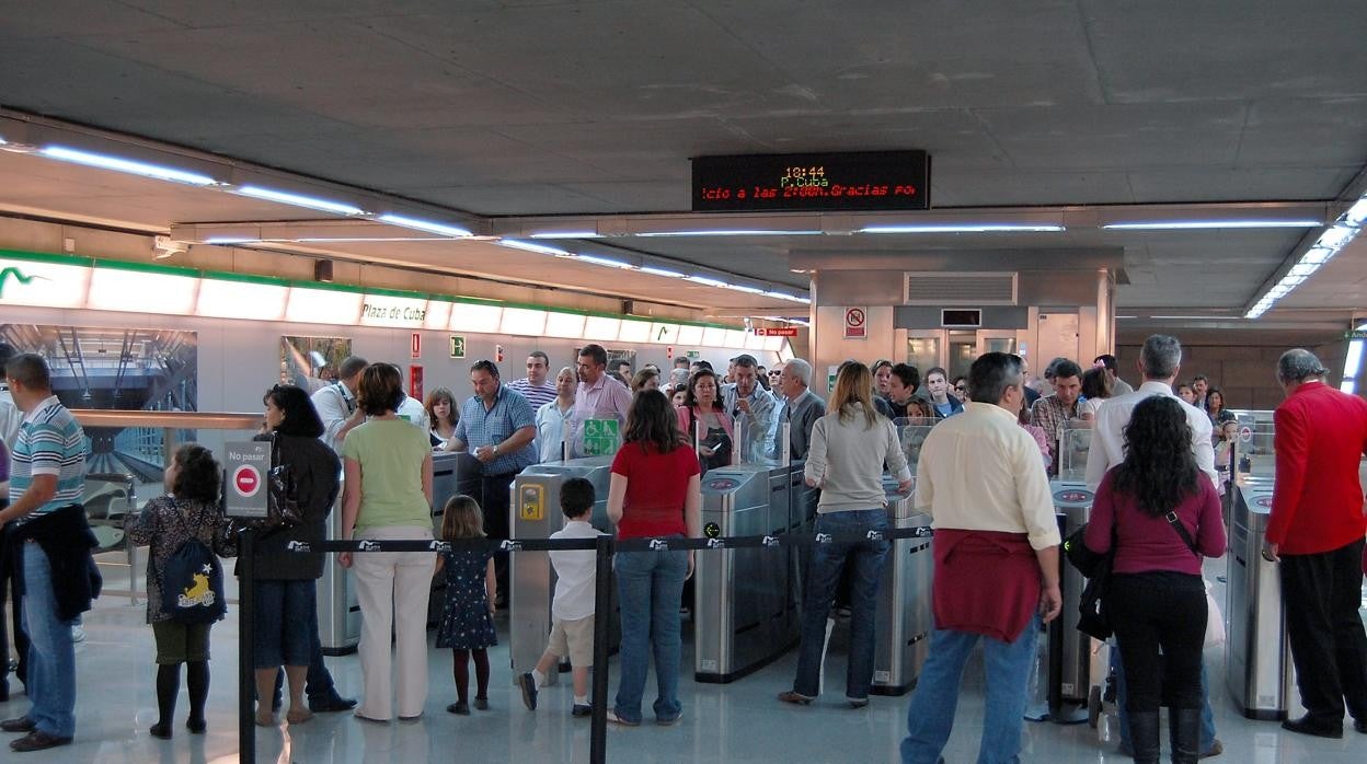 Una imagen del Metro de Sevilla