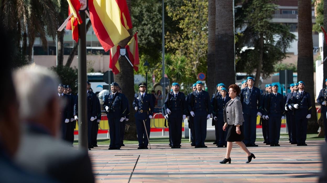 Jura de bandera celebrada en Tomares en octubre de 2019