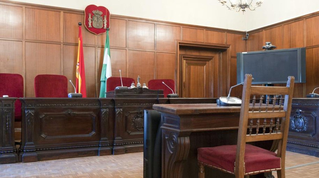 Una sala de vistas de la Audiencia de Sevilla