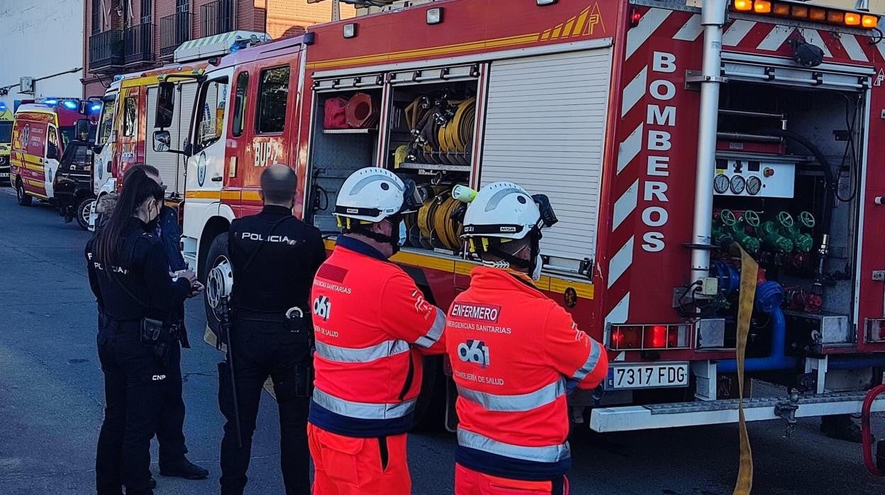 Imagen de archivo de un incendio en Sevilla