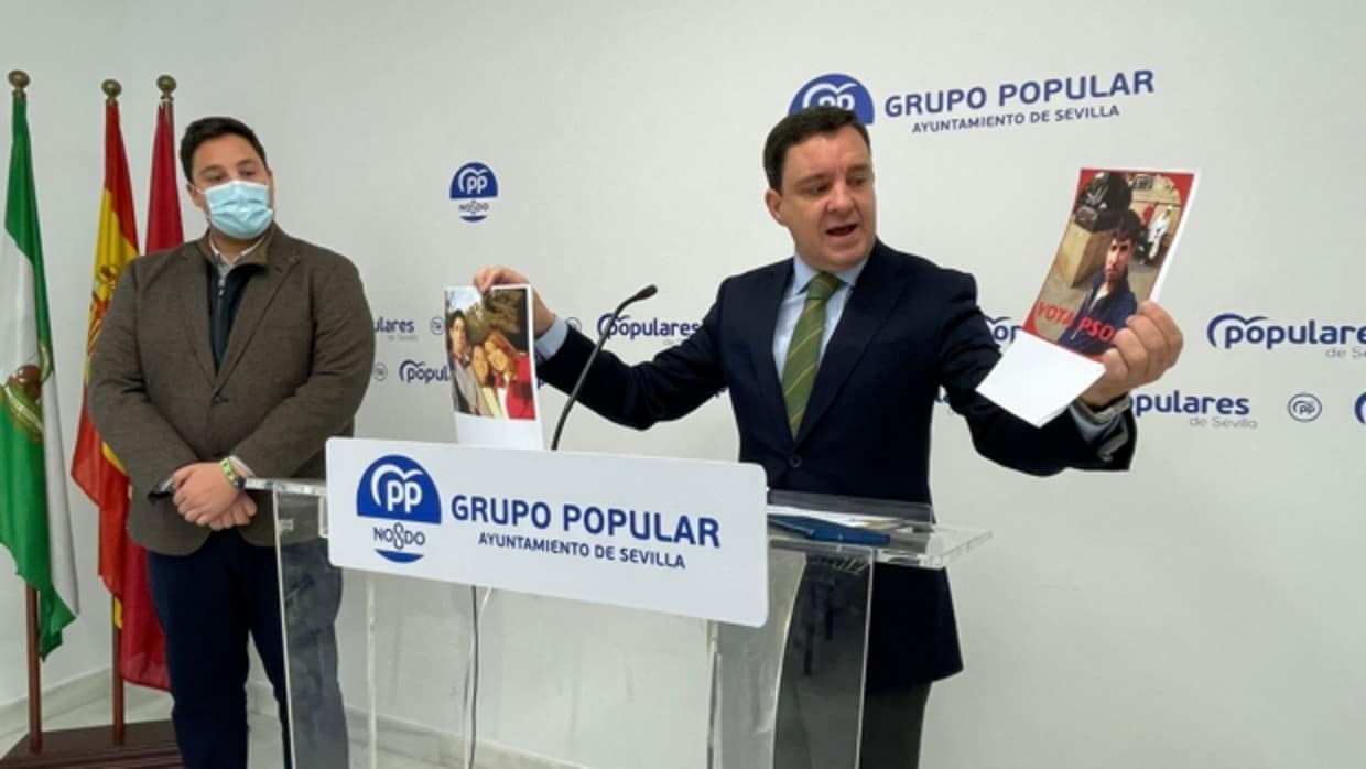 José Luis García y Juan de la Rosa en la rueda de prensa de este miércoles