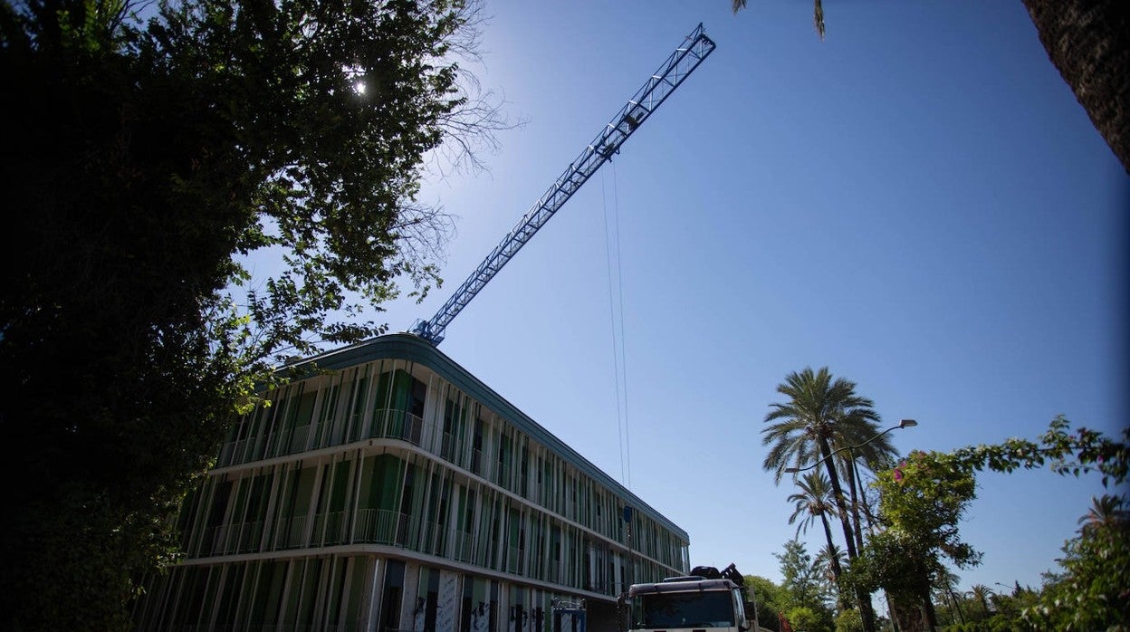 Construcción de una residencia universitaria en la Palmera