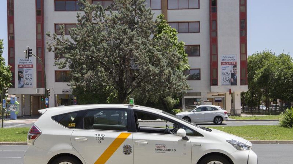 Un taxi en Sevilla