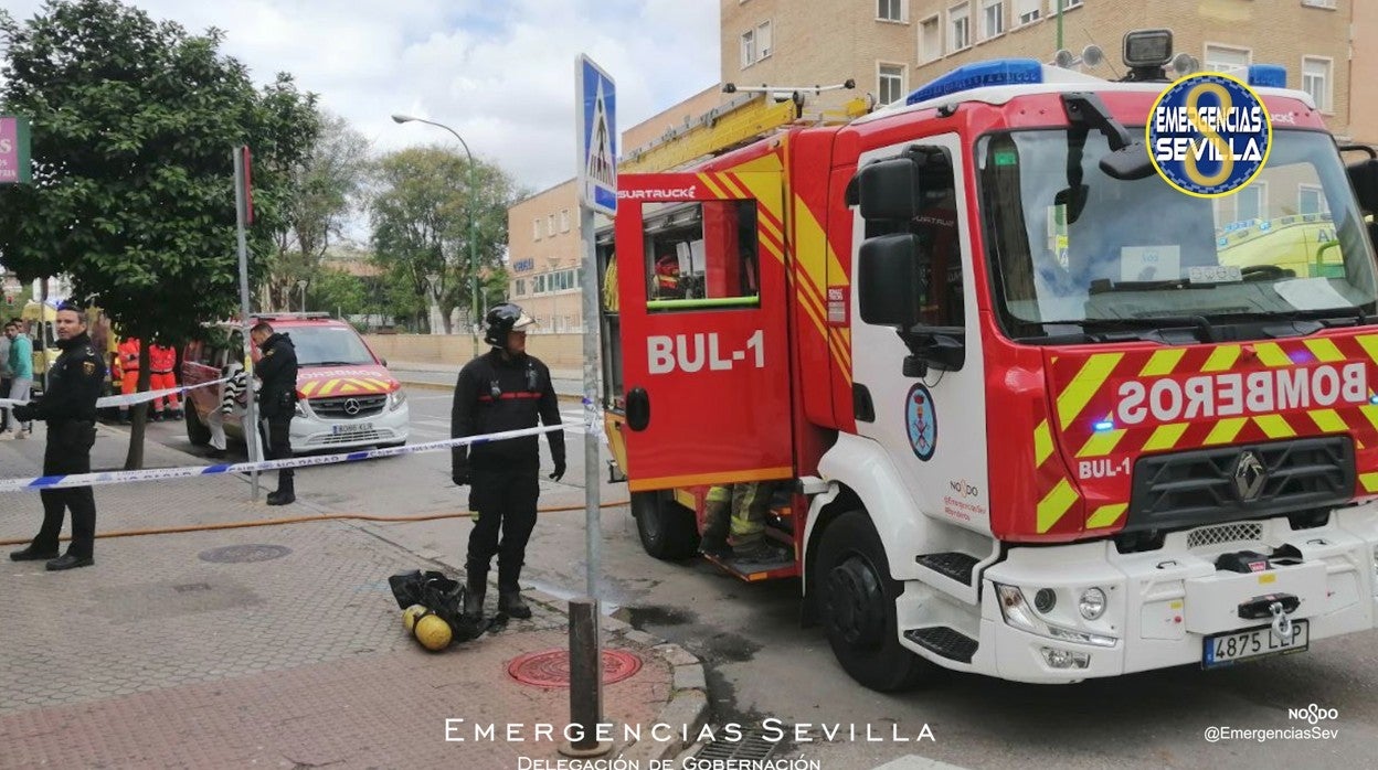 Los Bomberos actúan en el incendio de Bami