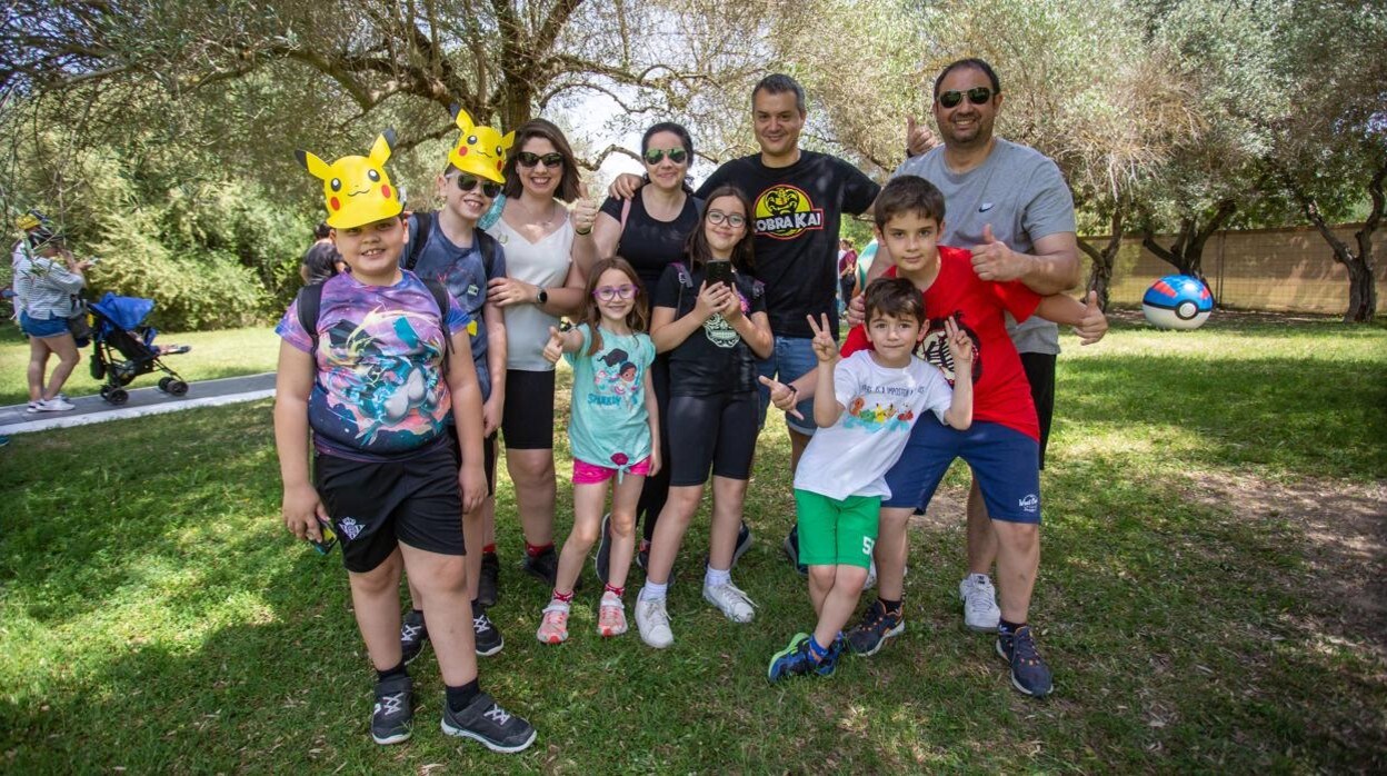 Participantes en el safari de Pokemon celebrado este fin de semana en Sevilla