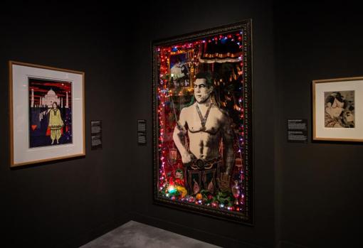 Varias obras de la exposición 'La imagen humana' en el Caixaforum