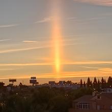 El mismo efecto desde el Aljarafe