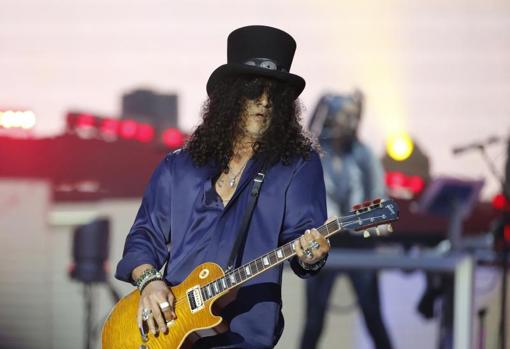 El guitarrista del grupo Guns N' Roses, Slash