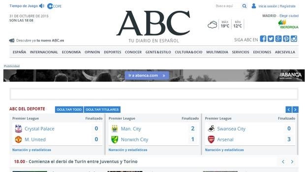 Lo que ABC.es te ofrece en versión ordenador