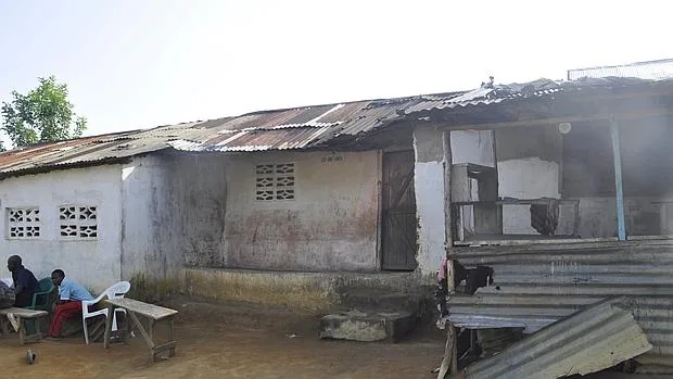 Lugar donde vivía Nathan Gbotoe lived, la víctima, en Paynesville, Liberia, este martes