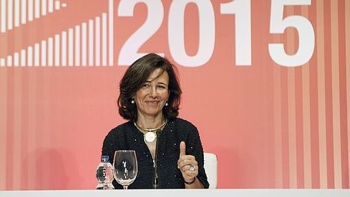 La presidenta del Banco de Santander, Ana Botín, en la reunión de la XV Junta General de Accionistas de Universia