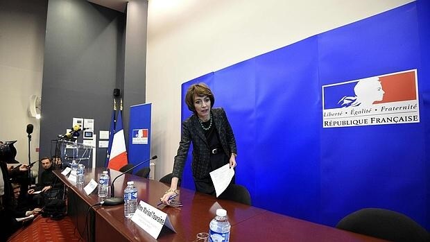 La ministra de Sanidad de Francia, Marisol Touraine, en una rueda de prensa celebrada el pasado 15 de enero