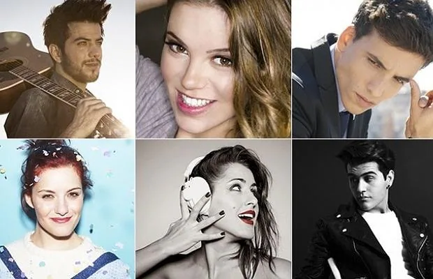 Las seis canciones que optan a representar a España en Eurovisión