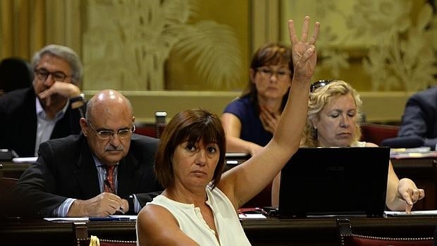 Francina Armengol, presidenta del Parlamento balear