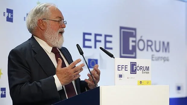 El comisario de Energía y Cambio Climático de la Unión Europea, Miguel Arias Cañete