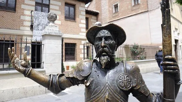 Estatua de don Quijote en Alcalá de Henares (Madrid)