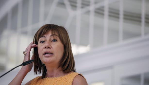 La presidencia de Baleares, la socialista Francina Armengol, durante su participación en un desayuno informativo organizado por Executive Fórum en un céntrico hotel de la capita