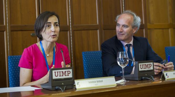 María Seguí, la pasada semana en los cursos de la Universidad Menéndez Pelayo de Santander