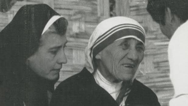 La madre Teresa de Calcuta en Lima en 1989