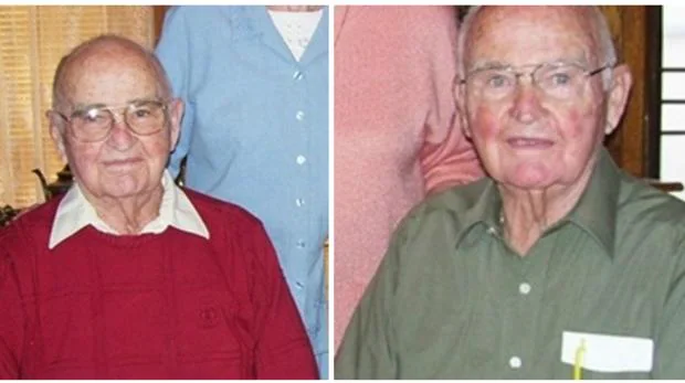 Cleo y Clifford Hawthorne, los gemelos más ancianos del mundo, en 2012