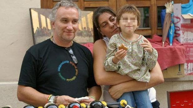 Fernando Blanco y Marga Garau, con su hija Nadia