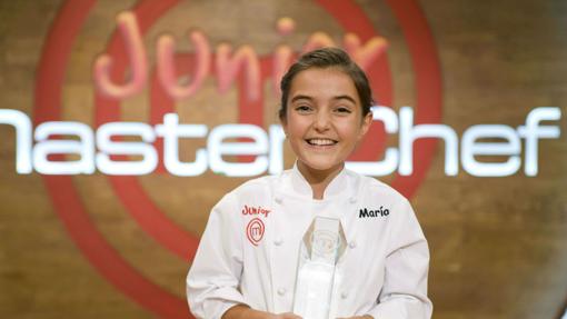 María, ganadora de «Masterchef Junior» recibió 12.000 euros y un curso de cocina