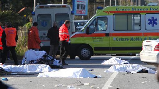 Accidente en la localidad italiana Lamezia Terme