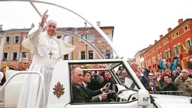 El Papa Francisco ha visitado la ciudad de Carpi, muy cercana al epicentro del terremoto de Emilia-Romagna en 2012