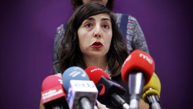 Laura Pérez, portavoz de Podemos en Navarra