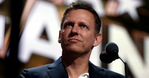 Peter Thiel es fundador de PayPal y filósofo