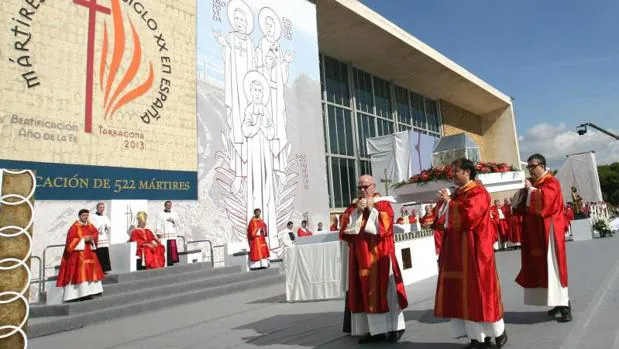 Ceremonia de beatificación de 522 mártites en Tarragona