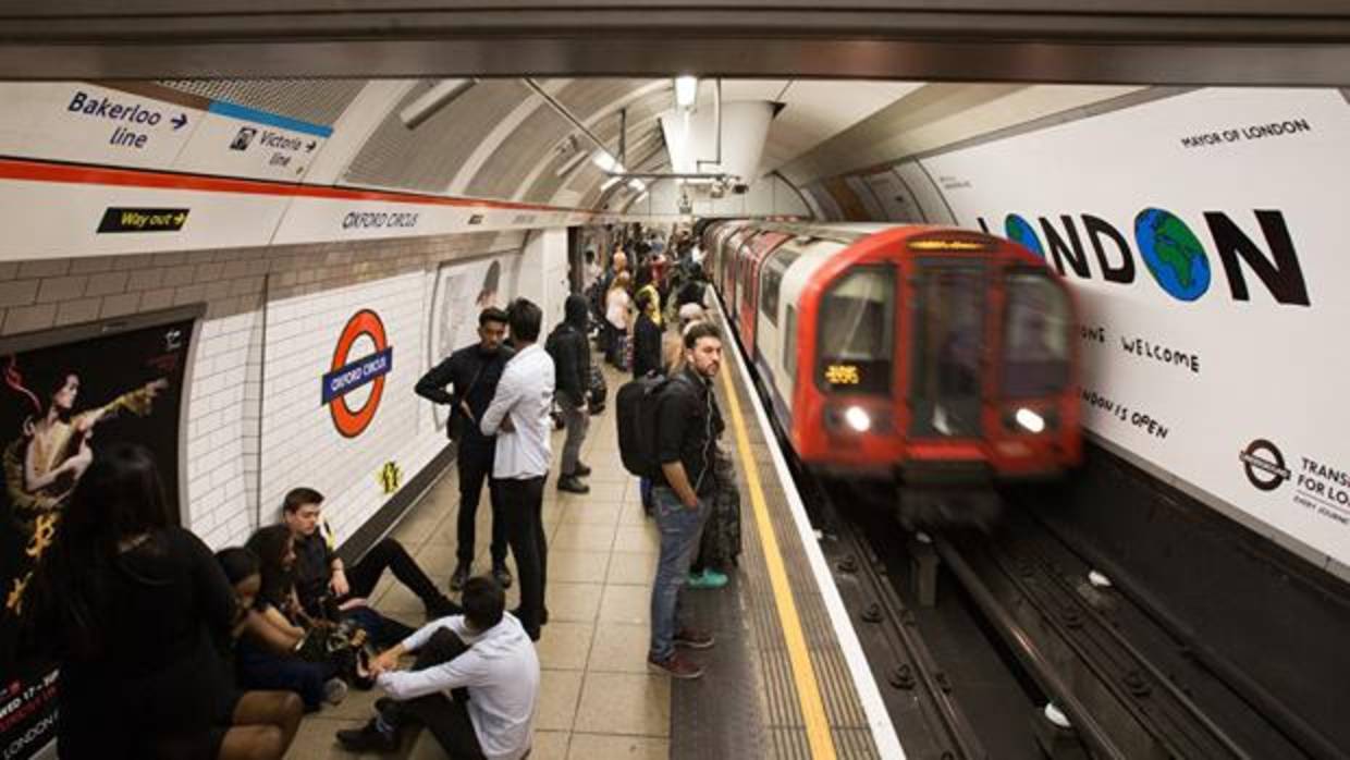 Estación de Oxford Circus en el metro de Londres