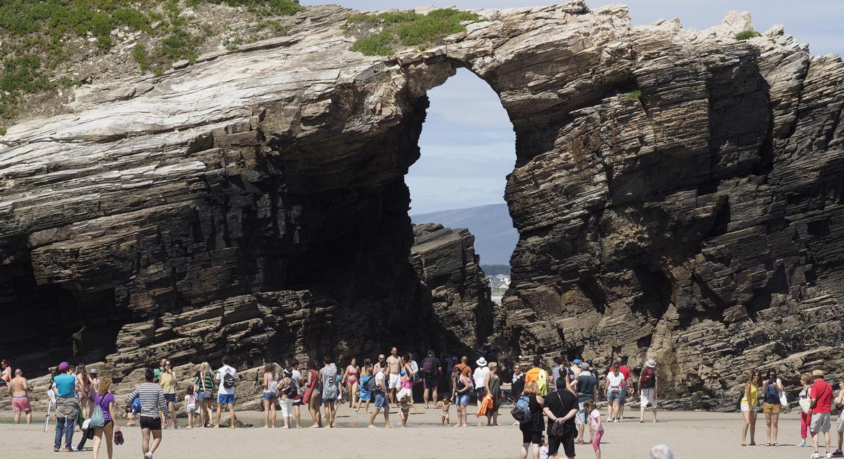 Playa de las Catedrales en Lugo