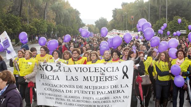 Manifestación contra la Violencia de Género