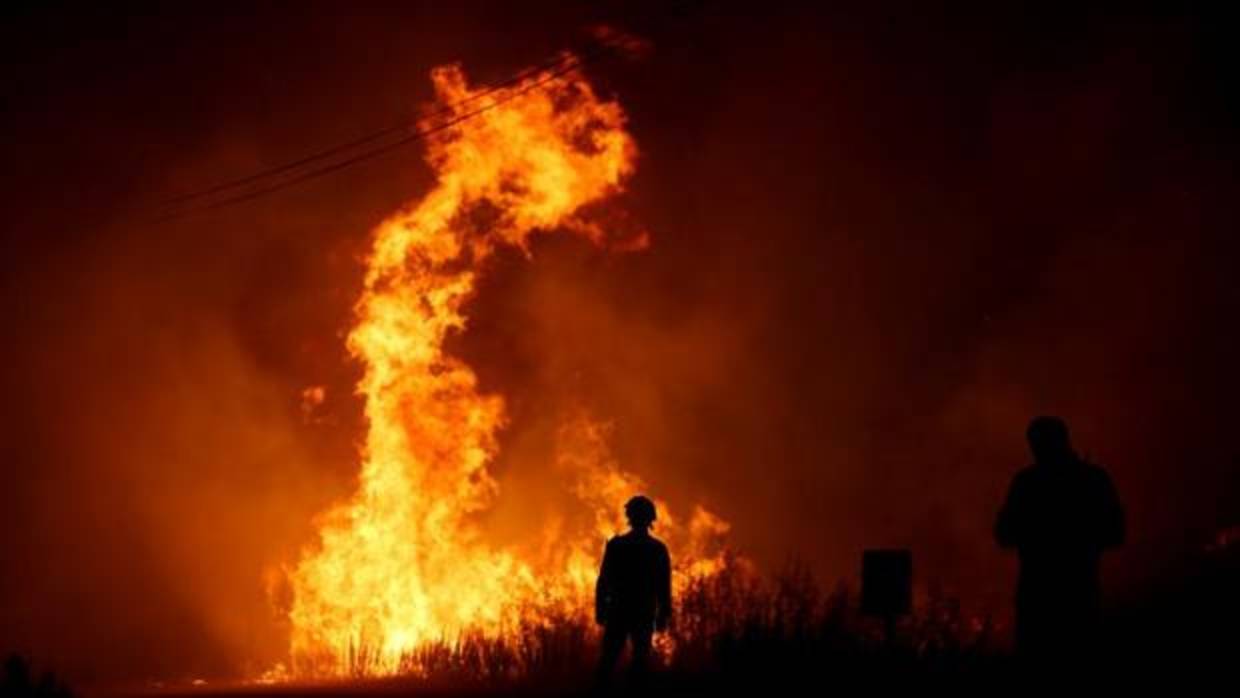 OIncendio en Oleiros, en el distrito de Castelo Branco