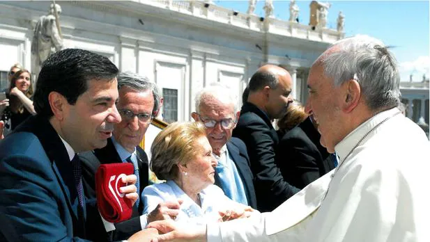 El Papa Francisco con Colegios de Fomento