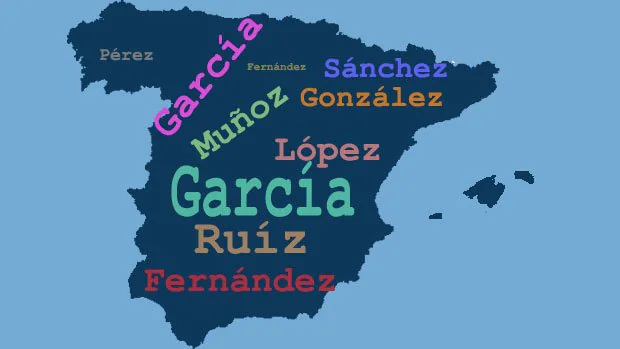 De García a Sanz, descubre los cinco apellidos más comunes en cada provincia